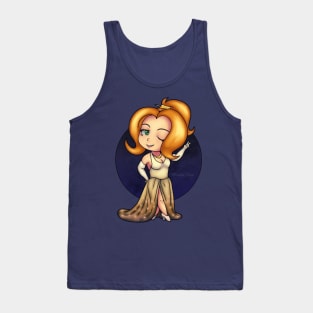 Fancy Chibi Girl Tank Top